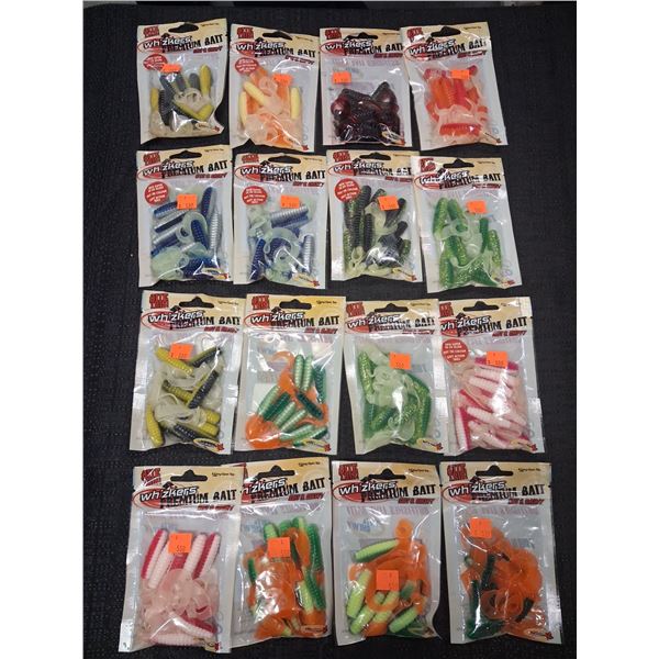 WHIZKERS MIXED LOT OF TAILS IN VARIOUS COLORS - 16 PC