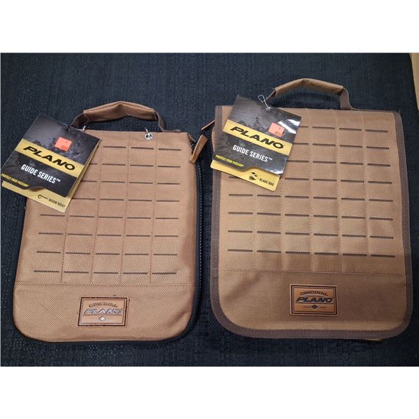 PLANO SOFT BAIT BAGS, ONE IS A BLADE BAG & OTHER IS A WORM WRAP - 2PC