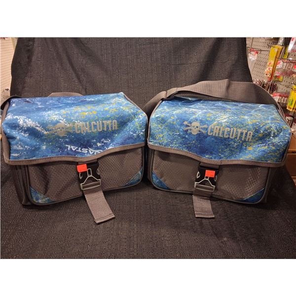 FISHING CALCUTLA TACKLE BOXES - 2PC