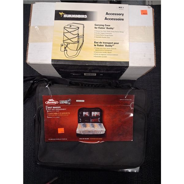 BERKLEY BAIT BINDER, HUMMINGBIRD CARRYING CASE FOR FISHIN BUDDY - 2PC