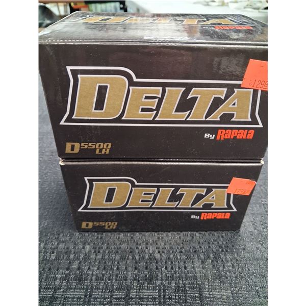 RAPALA DELTA MODEL D5500 - L.H. LEVELWIND - 2 REELS