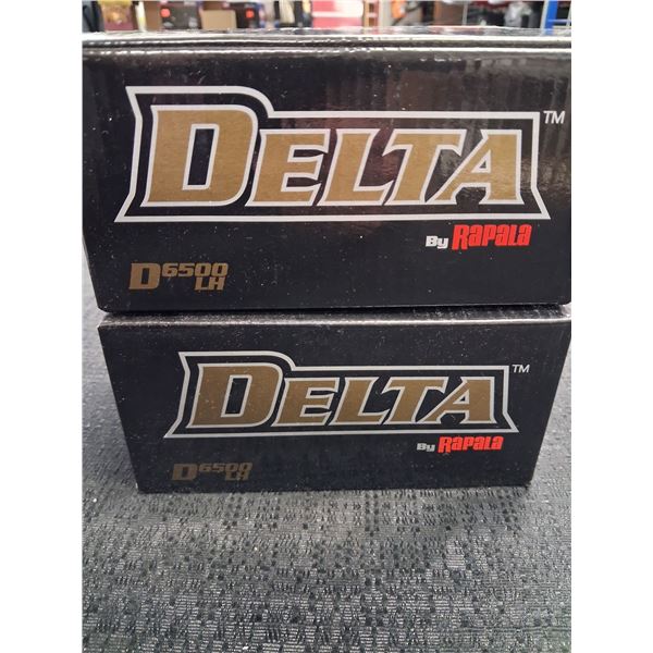 RAPALA DELTA MODEL D6500 - L.H. LEVELWIND - 2 REELS PER LOT