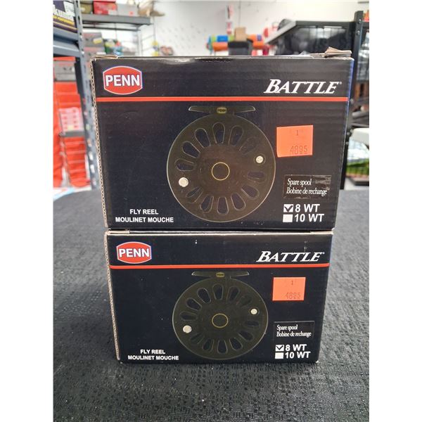 PENN BATTLE SPARE SPOOL 8 WT - 2 ITEMS