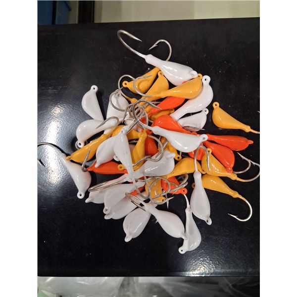 3LBS OF ASSORTED BANANA HEAD JIGS - 1OZ, 2OZ, 3OZ