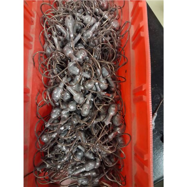 APPROX. ASSORTED 3LBS LEAD JIG HEADS