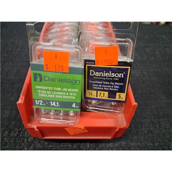 BULK BOX OF 1/4OZ AND 1/2OZ TUBE JIGS - 35PC