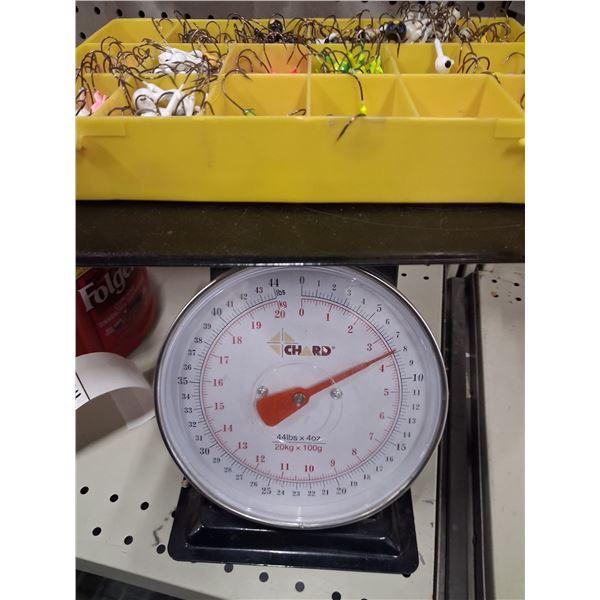BULK BOX (8LBS) OF ASSORTED SIZES/COLORS JIG HEADS