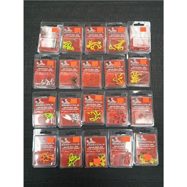 BERKLEY BALL JIGS - ASSORTED SIZES AND COLORS - 20 ITEMS