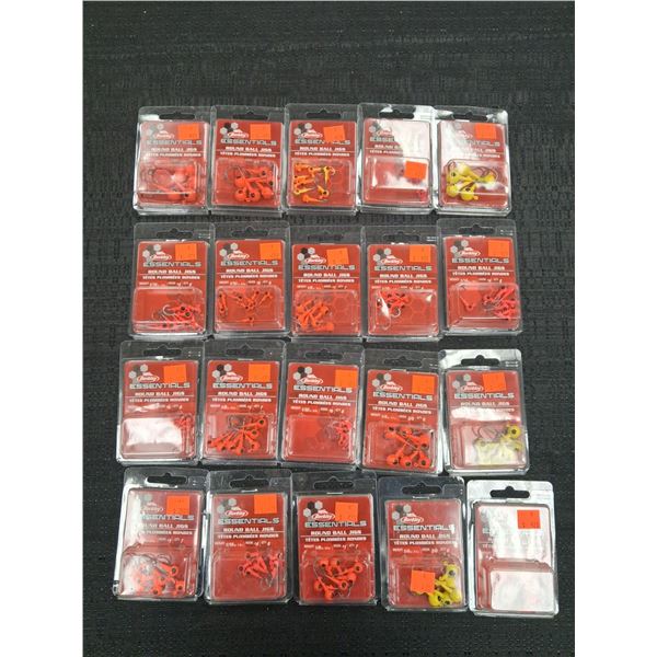 BERKLEY BALL JIGS - ASSORTED SIZES AND COLORS - 20 ITEMS
