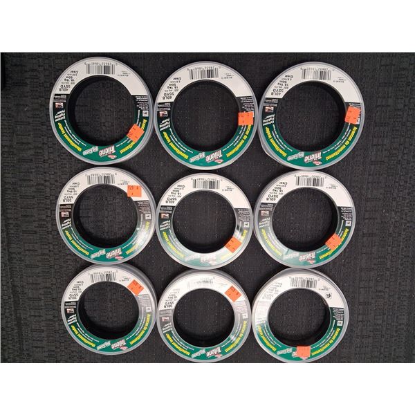 BERKLEY TRILENE BIG GAME FISHING LINE, 30LB, 40LB, 80LB, 55YDS, CLEAR - 9PC
