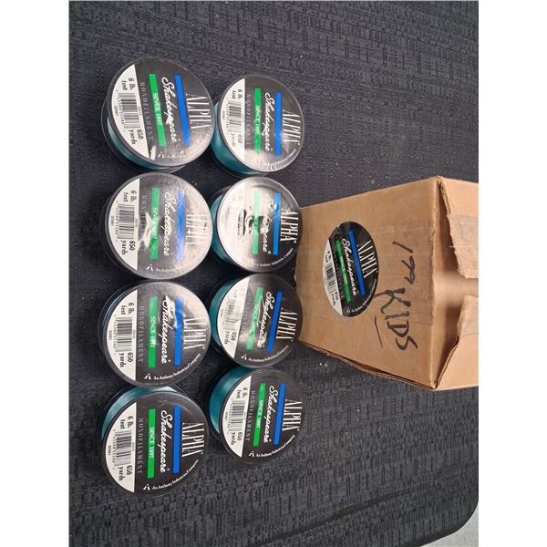 SHAKESPERE FISHING LINE SPOOLS  650YDS, 6LB - 20PC