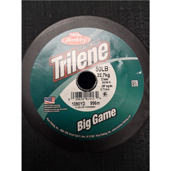 TRILENE 50LB, 1090 YDS SPOOL, CLEAR - 1PC