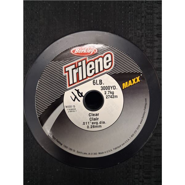 BERKLEY TRILENE MAXX 6LB, 3000 YD, CLEAR - 1PC