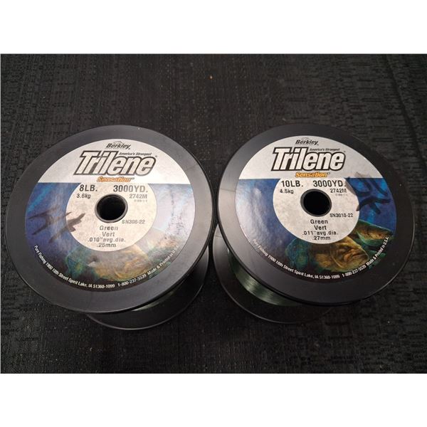 BERKLEY SENSATION 8LB, 10LB, 3000 YDS, GREEN, 2PC
