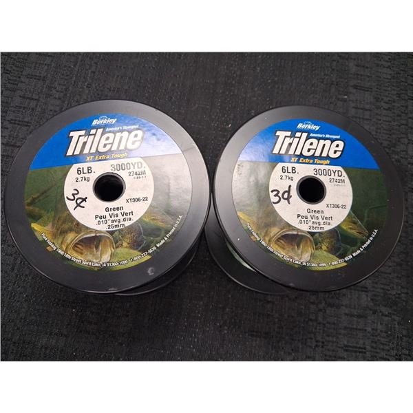 BERKLEY XT TOUGH 6LB, 3000YD,GREEN, 2PC