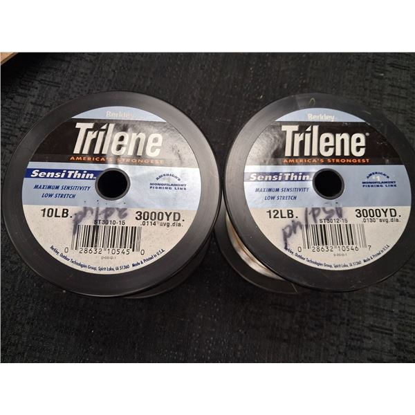 TRILENE SENSITHIN 10LB, 12LB, 3000YD, CLEAR, 2PC