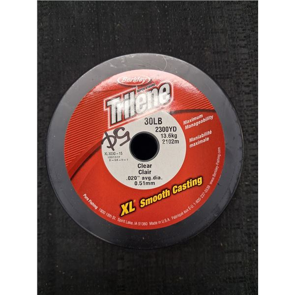 BERKLEY TRILENE XL SMOOTH CAST 30LB, 2300YD, CLEAR, 1PC