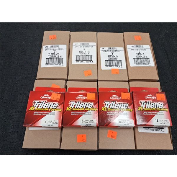 LOT OF BERKLEY XL SMOOTH CAST PONY SPOOLS, 12LB, 110YD PER SPOOL, 20PC