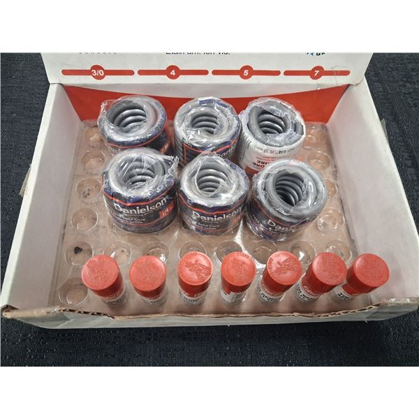 EAGLE CLAW SPLIT SHOTS (7) DANIELSON LEADWIRE 1/4" (6) - 13 PC