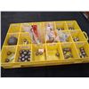 Image 3 : LOT OF VARIOUS ROUND SINKERS COMES W YELLOW TRAY