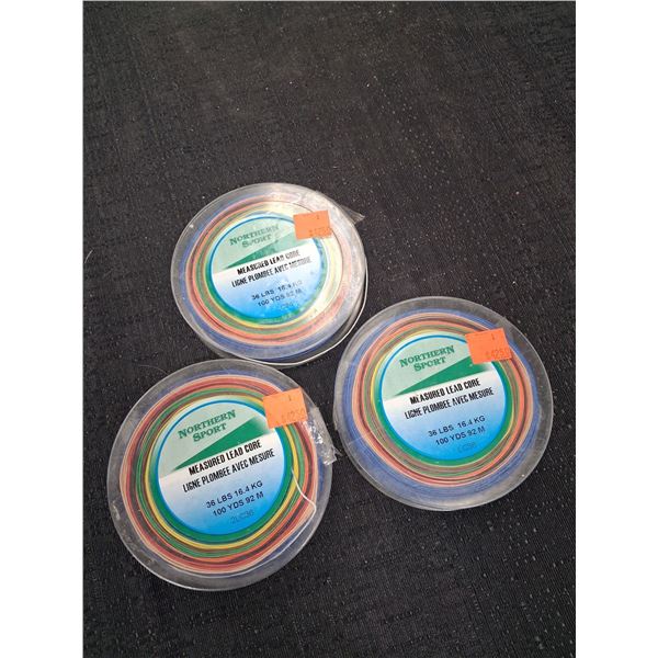 NORTHERN SPORT MEASURED LEAD CORE LINE - 3PC