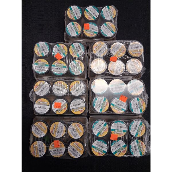 MIX LOT OF POWER BAIT VARIOUS COLORS 7BOXES OF 6 - 42 JARS TOTAL