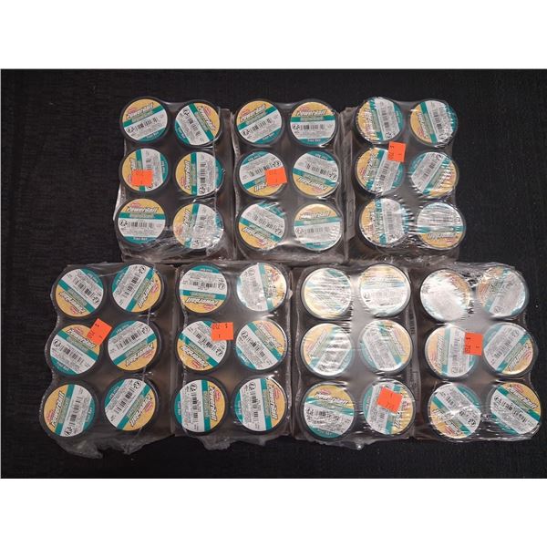 MIX LOT OF POWER BAIT VARIOUS COLORS 7BOXES OF 6 - 42 JARS TOTAL