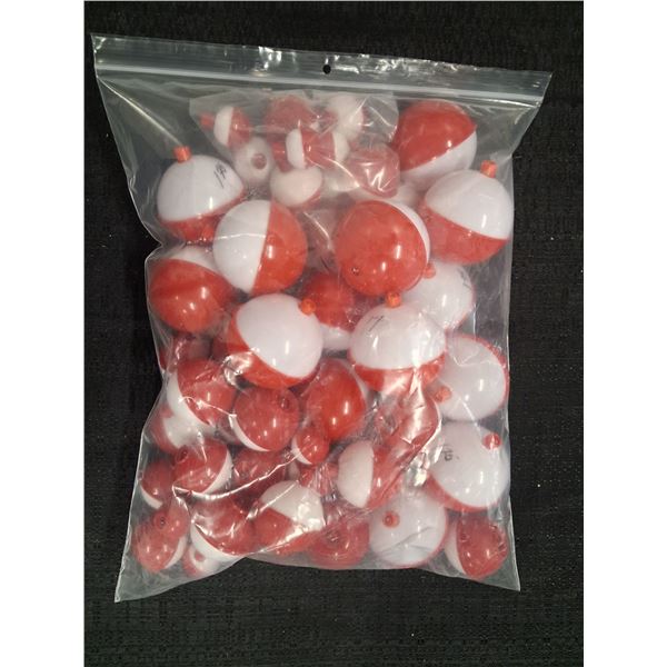 LARGE BAG OF ASSORTED BOBBERS