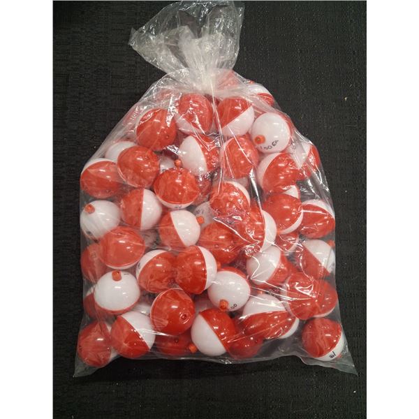 LARGE BAG OF ASSORTED SNAP ON FLOATS