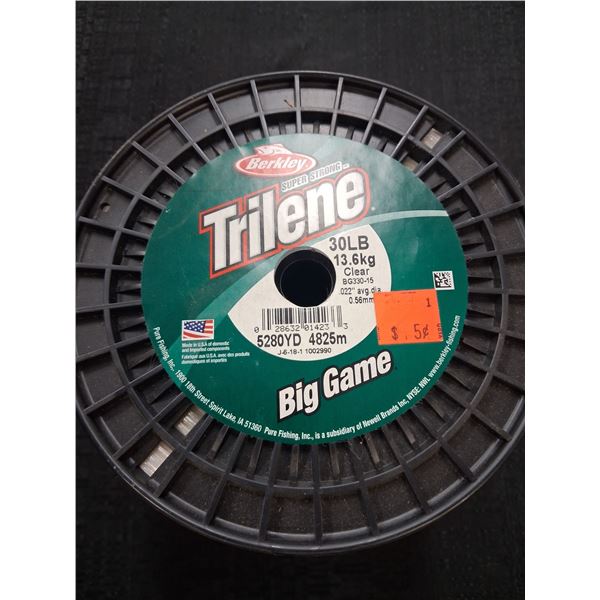 TRILENE BIG GAME MONO 30LB. TEST CLEAR 5280 YDS