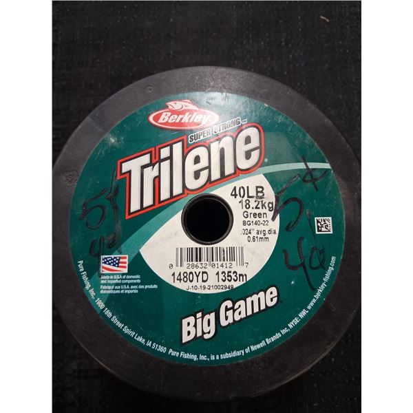 BERKLEY TRILENE MONO 40LB, GREEN, 1480YDS