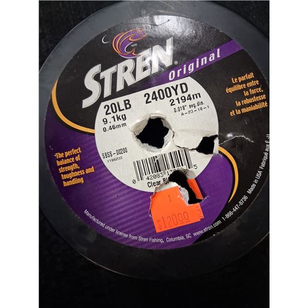 STREN MONO 20LB CLEAR 2400YDS