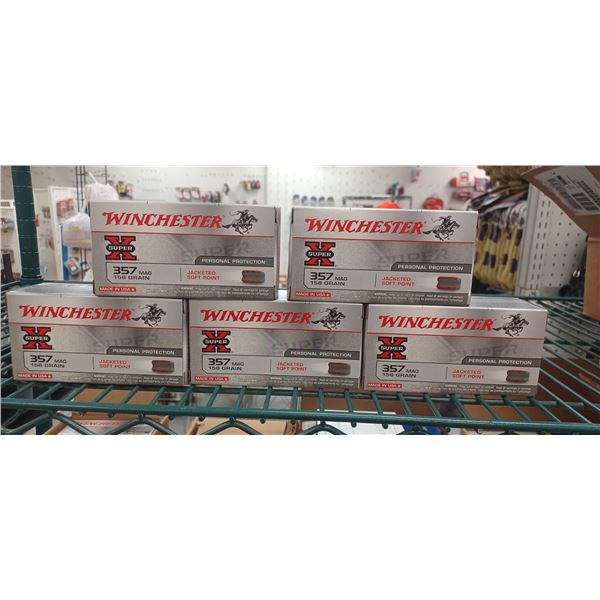 WINCHESTER SUPER X 357 MAG 158GR, 250RND - PAL REQ. NO SHIPPING