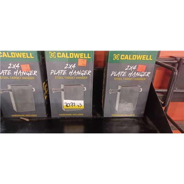3 CALDWELL 2X4 PLATE HANGER