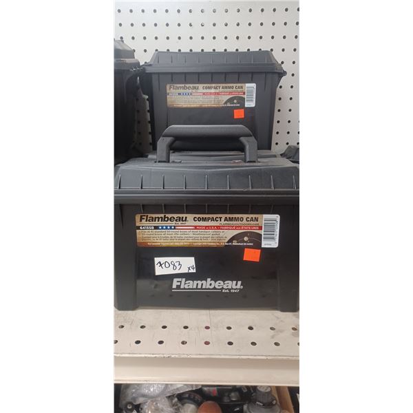 4 FLAMBEAU 64 15SB COMPACT AMMO CASES