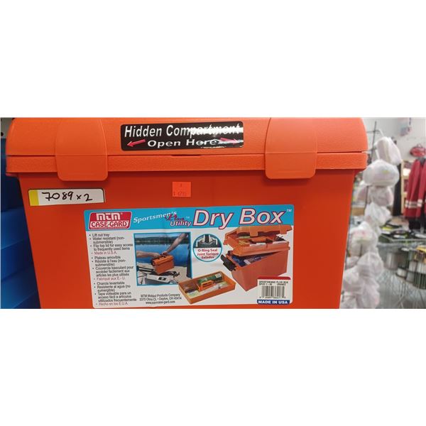 2 MJM UTILITY DRY BOXES WITH HIDDEN COMPARTMENT