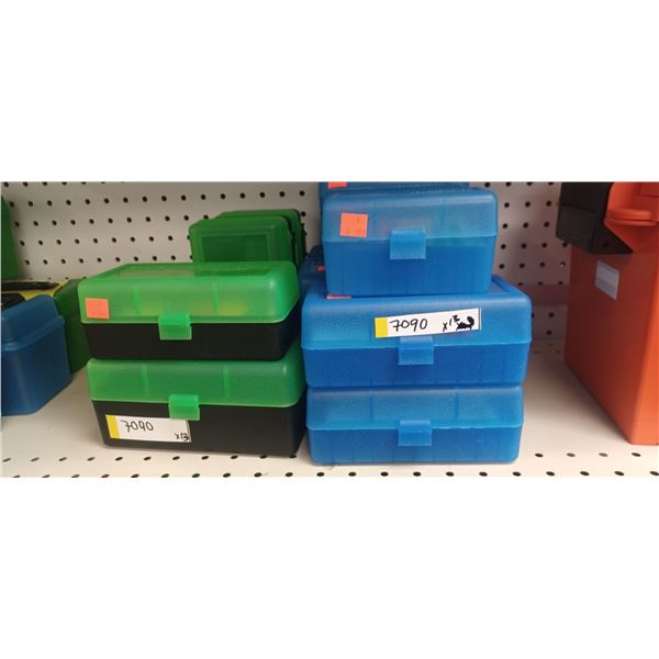 13 ASSORTED CASE GARD AMMO BOXES