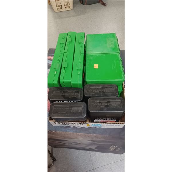 6 MJM P200 - 45 AMMO CASE AND 4 - 50 BMC CASES