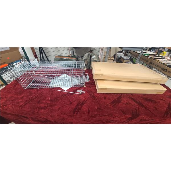 2 SMALL ANIMAL BOX TRAPS