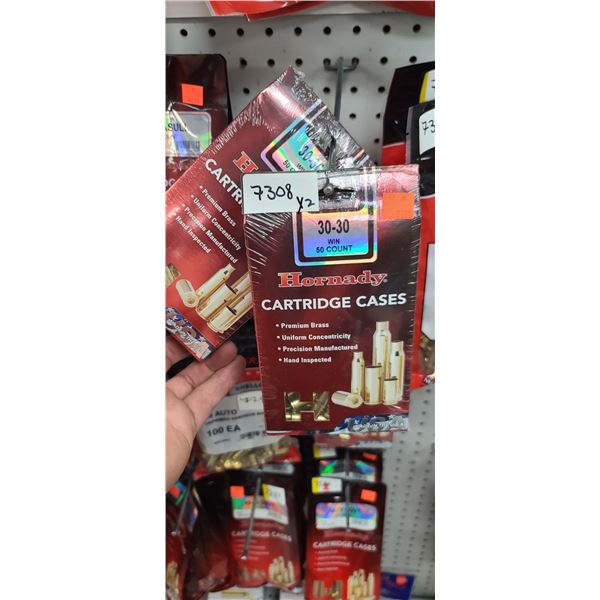 HORNADY 30-30 WIN  BRASS 100 PCS