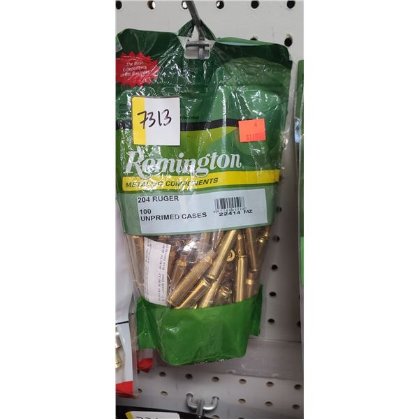 REMINGTON 204 RUGER BRASS 100 PCS