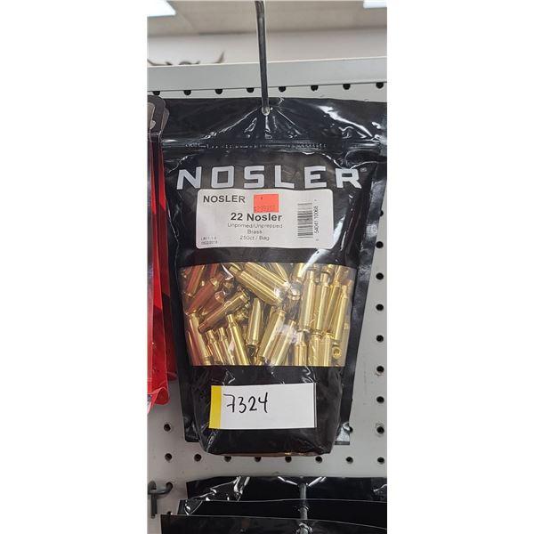 NOSLER 22 NOSLER BRASS 250 PCS