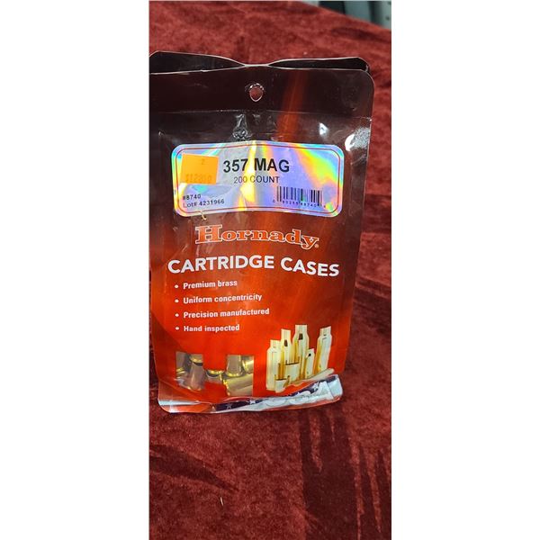 HORNADY 357 MAG BRASS 200 PCS