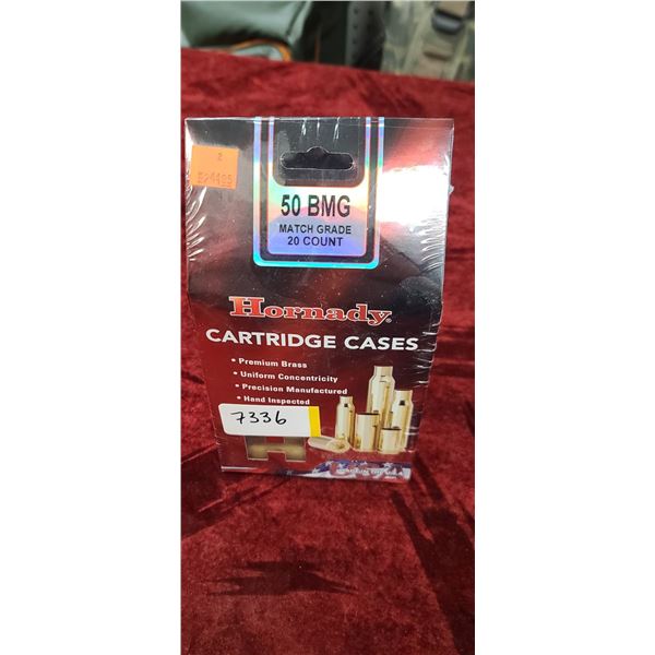 HORNADY 50 BMG MATCH GRADE BRASS 20 PC