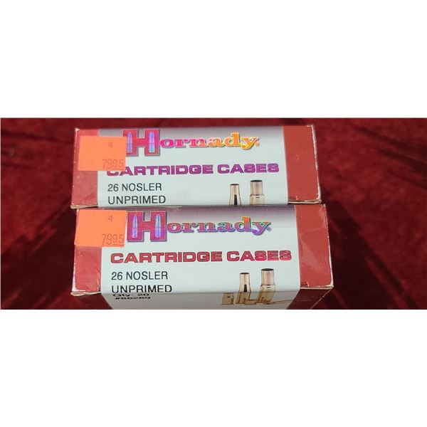 HORNADY 26 NOSLER BRASS 40 PCS