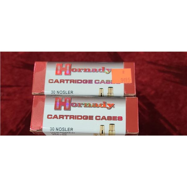 HORNADY 30 NOSLER BRASS 40 PCS