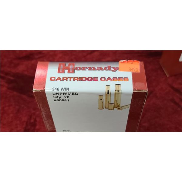 HORNADY 348 WIN BRASS 20 PCS