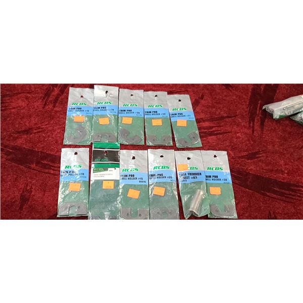 11 RCBS TRIM PRO SHELL HOLDER, #3 CASE TRIMMER COLLECT