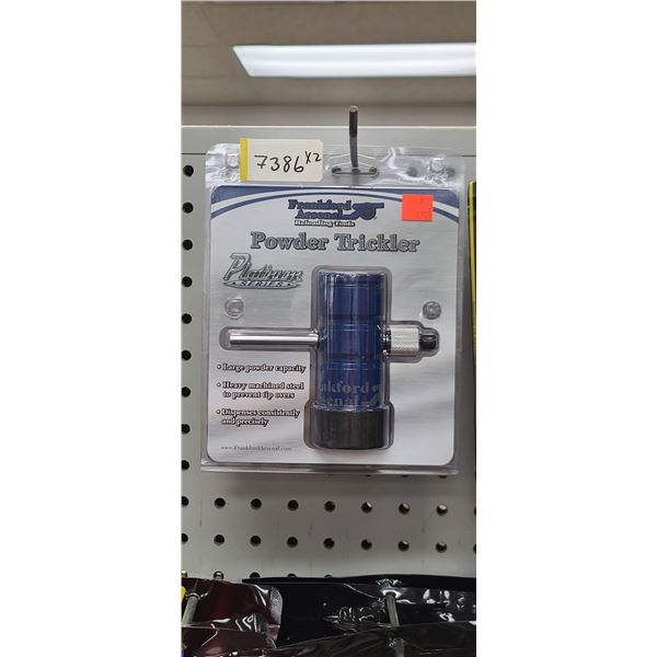 2 FRANKFORD POWDER TRICKLERS