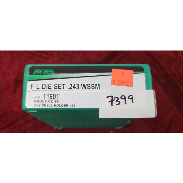 RCBS FL DIE SET 243 WSSM